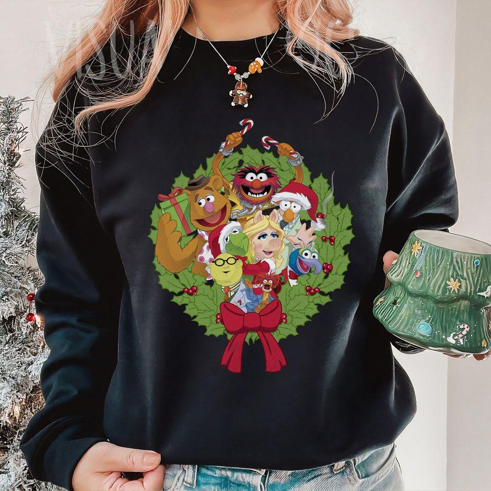 Disney The Muppets Christmas Muppet Group Wreath Merch