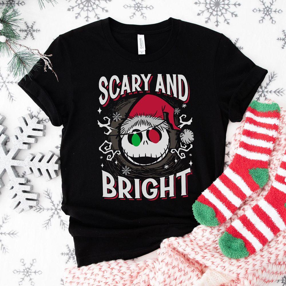 Disney The Nightmare Before Christmas Jack Skellington Scary Bright Apparel