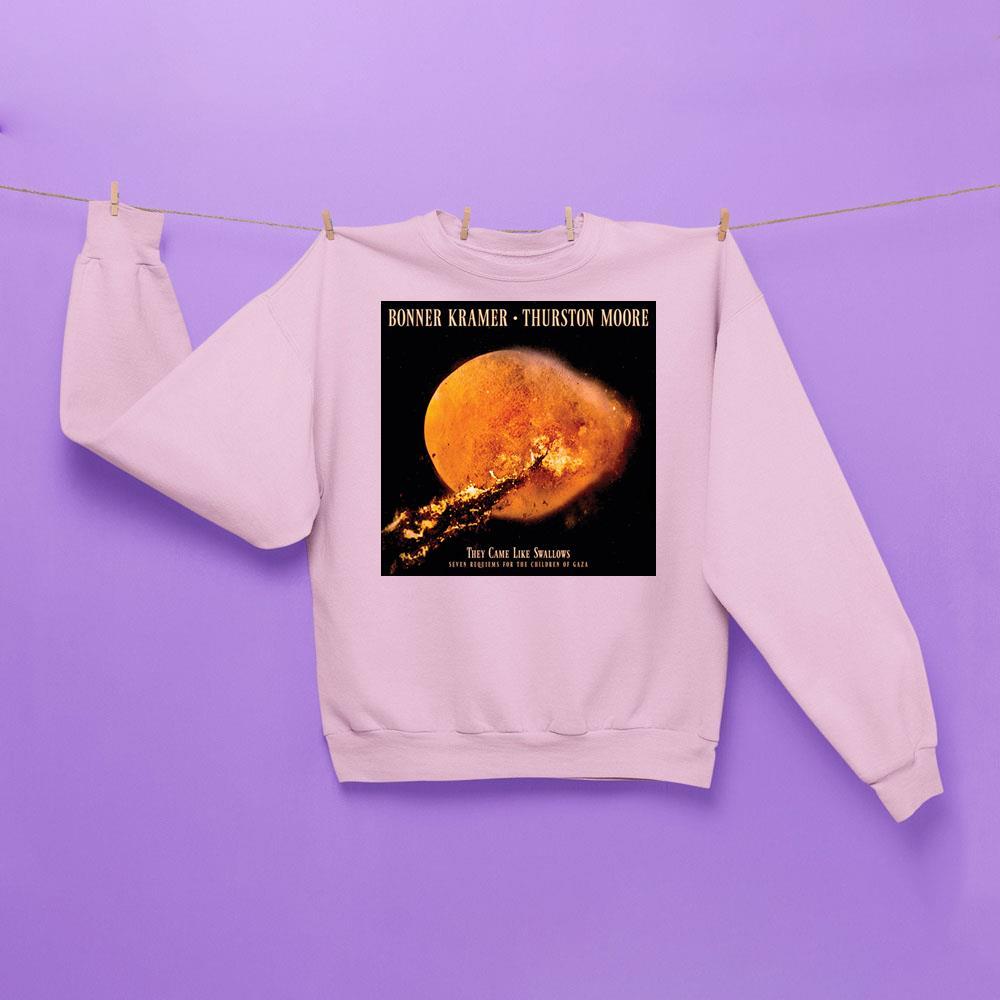 Art Thurston Moore And Bonner Kramer They Came Like Swallows Seven Requiems For The Children Of Gaza Shirt Art Thurston Moore And Bonner Kramer They Came Like Swallows Seven Requiems For The Children Of Gaza Shirt