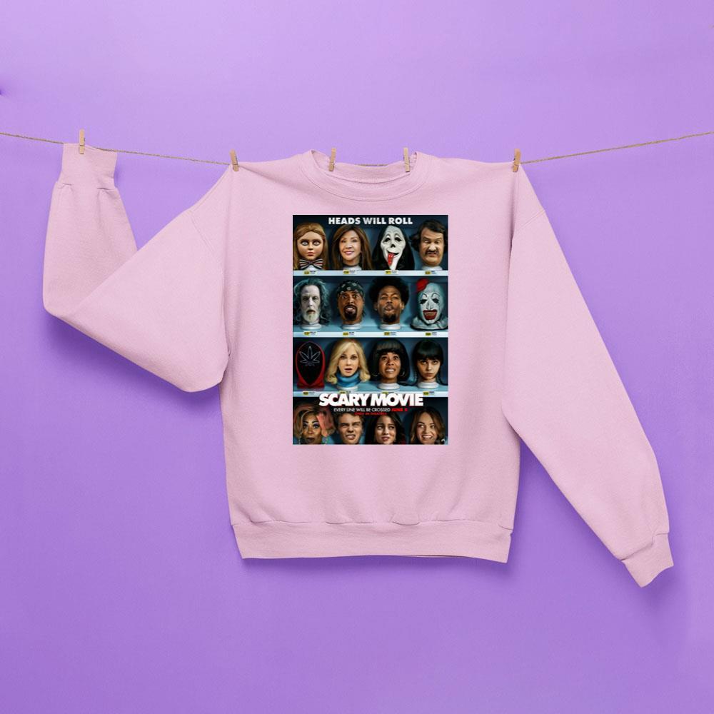 Heads Will Roll Scary Movie 6 Merch Heads Will Roll Scary Movie 6 Merch
