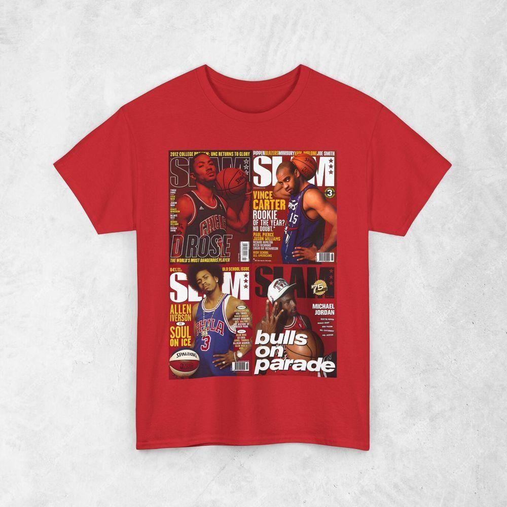 Drose Vince Carter Allen Iverson Jordan Nba Slam Cover Vuitino Merch