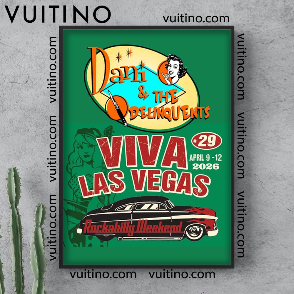 Viva Las Vegas Rockabilly Weekend 2026 2 No Frame Vertical Poster Viva Las Vegas Rockabilly Weekend 2026 2 No Frame Vertical Poster