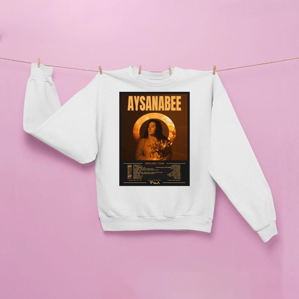 Aysanabee Timelines Tour 2026 Shirt Aysanabee Timelines Tour 2026 Shirt