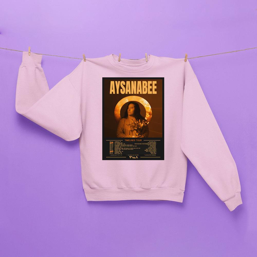 Aysanabee Timelines Tour 2026 Shirt Aysanabee Timelines Tour 2026 Shirt