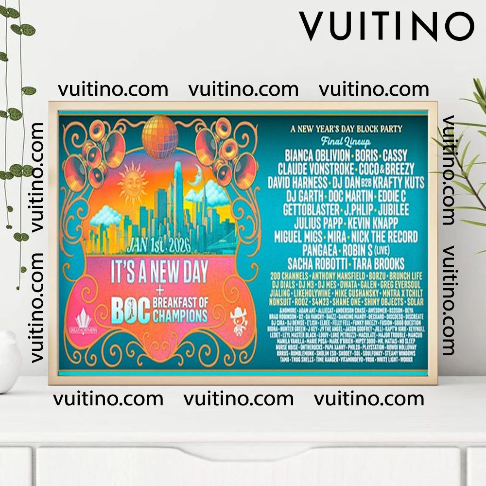 Breakfast Of Chions Block Party 2026 2 Poster (No Frame) Breakfast Of Chions Block Party 2026 2 Poster (No Frame)