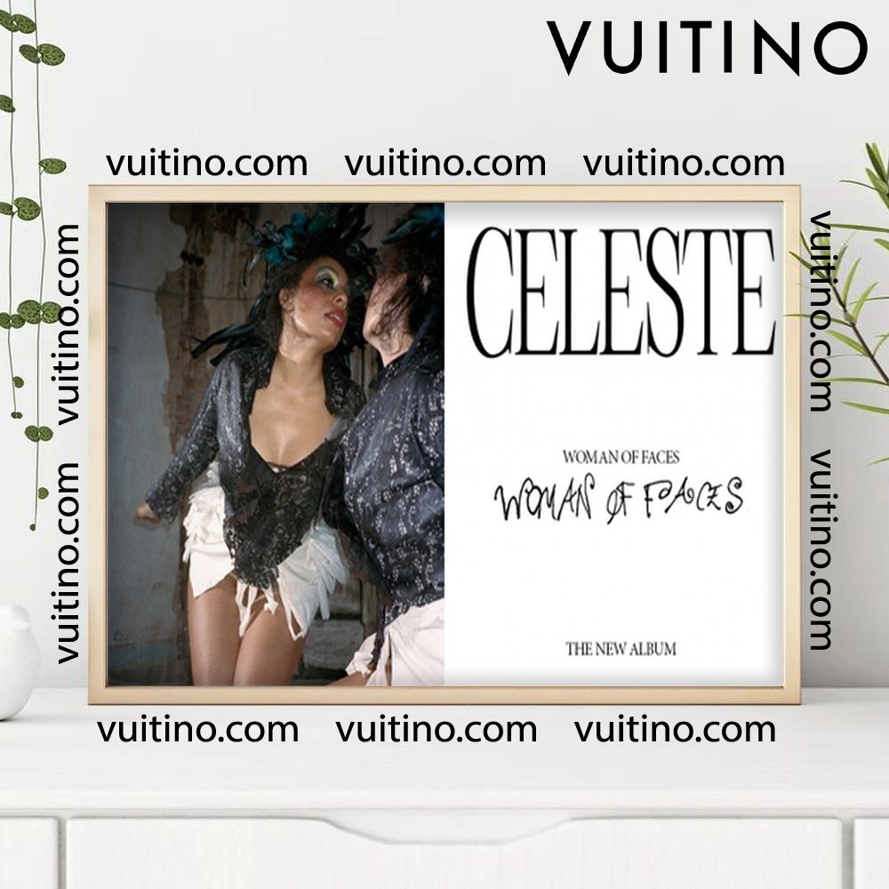 Celeste Woman Of Faces Album 2025 Text No Frame Horizontal Poster Celeste Woman Of Faces Album 2025 Text No Frame Horizontal Poster