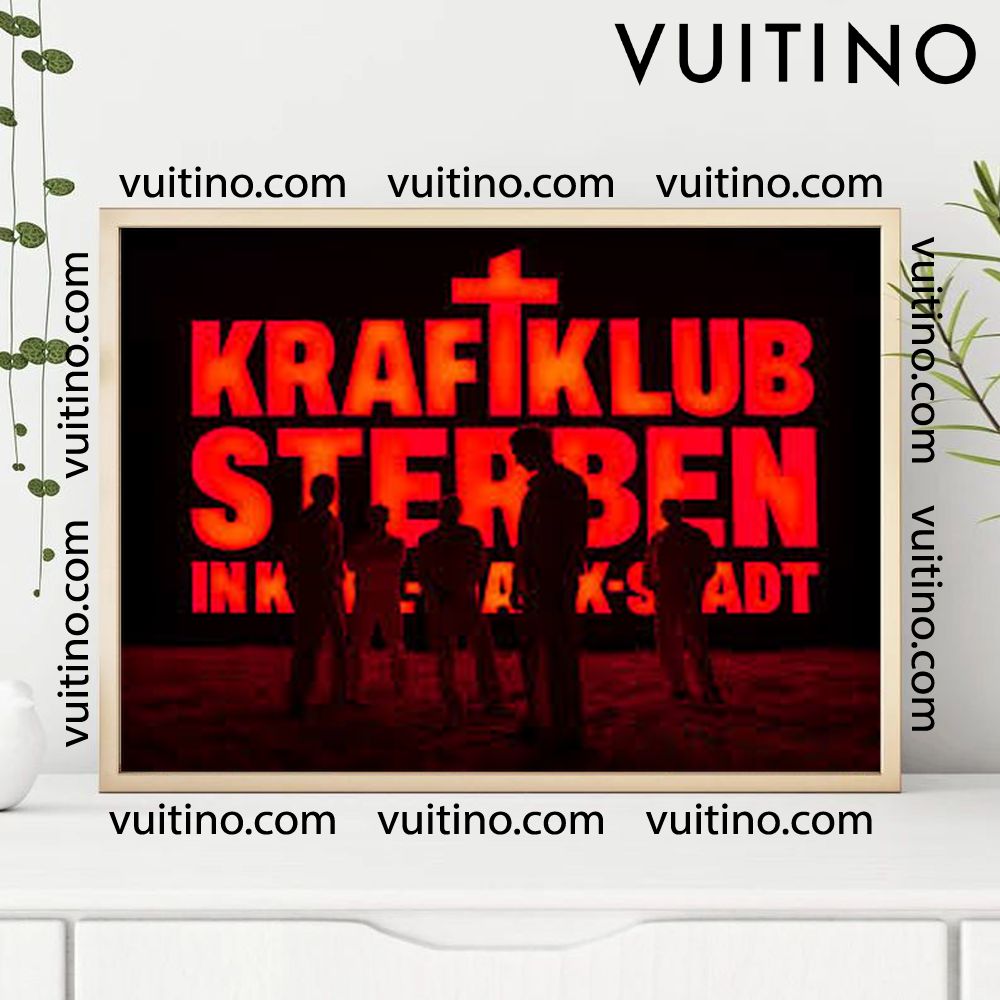 Kraftklub Sterben In Karl Marx Stadt 2025 1 Poster (No Frame) Kraftklub Sterben In Karl Marx Stadt 2025 1 Poster (No Frame)