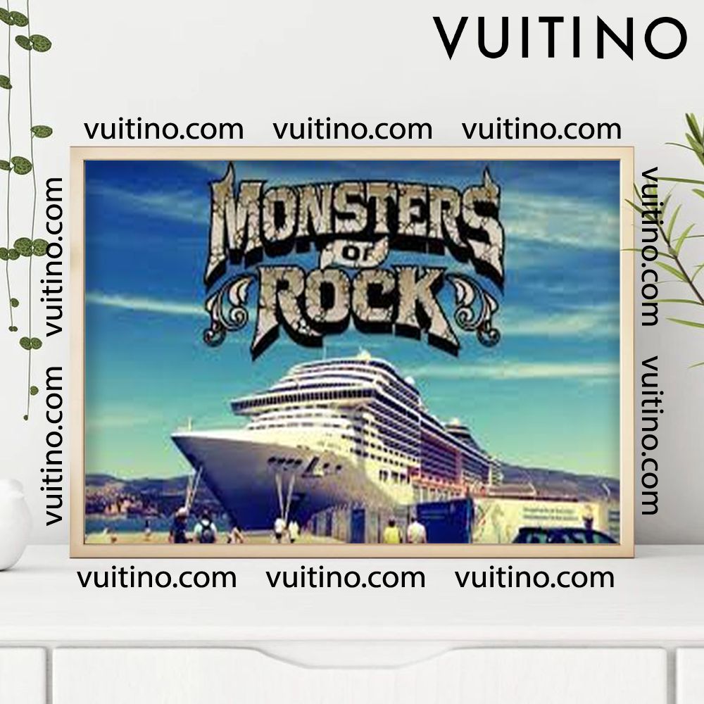 Monsters Of Rock Cruise 2026 No Frame Horizontal Poster Monsters Of Rock Cruise 2026 No Frame Horizontal Poster