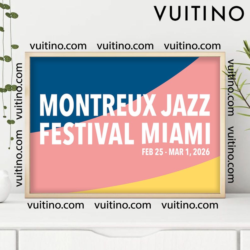 Montreux Jazz Festival Miami 2026 Poster (No Frame) Montreux Jazz Festival Miami 2026 Poster (No Frame)
