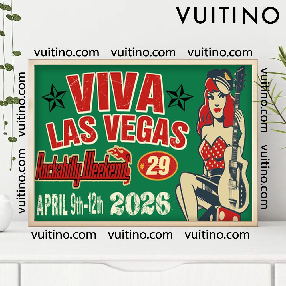 Viva Las Vegas Rockabilly Weekend 2026 1 Horizontal Poster No Frame Viva Las Vegas Rockabilly Weekend 2026 1 Horizontal Poster No Frame