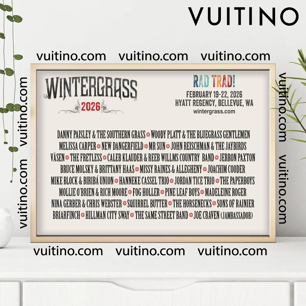 Wintergrass Festival 2026 Horizontal Poster No Frame Wintergrass Festival 2026 Horizontal Poster No Frame