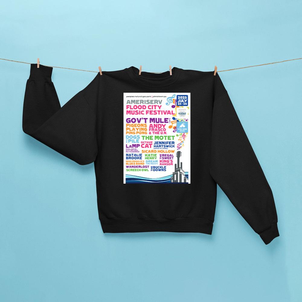 1 Flood City Festival 2025 Shirt