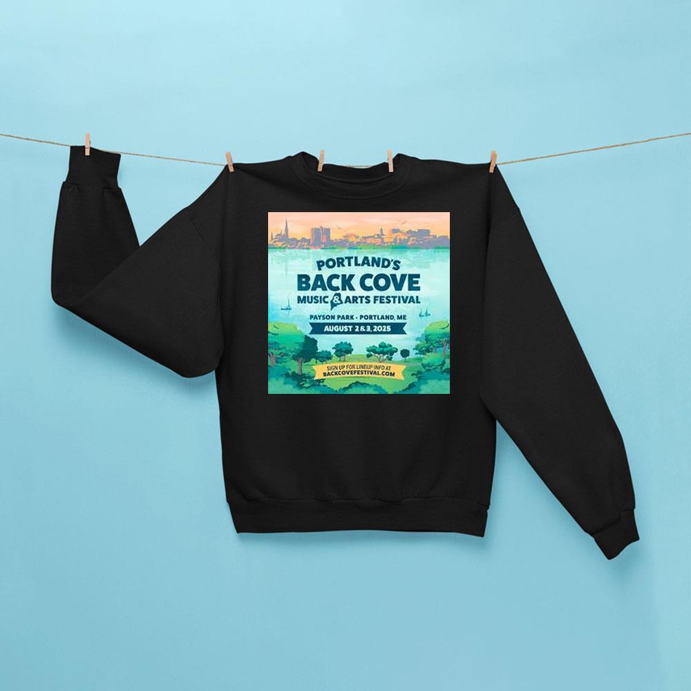 2 Back Cove Music Festival 2025 Shirt