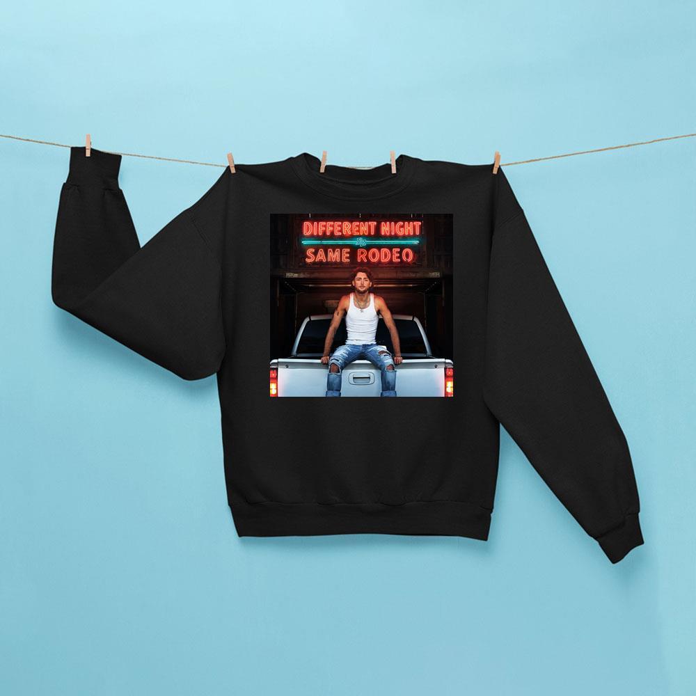 Bailey Zimmerman Different Night Same Rodeo Album 2025 Apparel