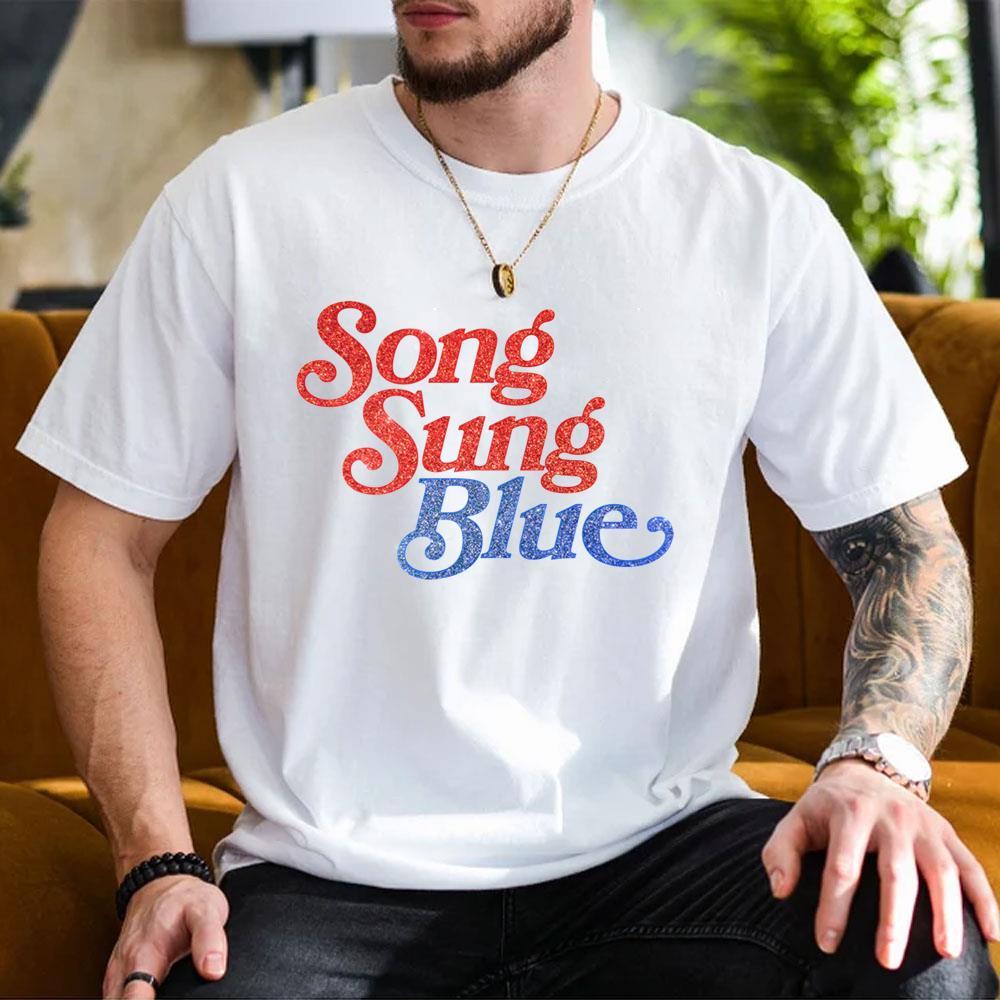 Song Sung Blue Logo Shirt Song Sung Blue Logo Shirt