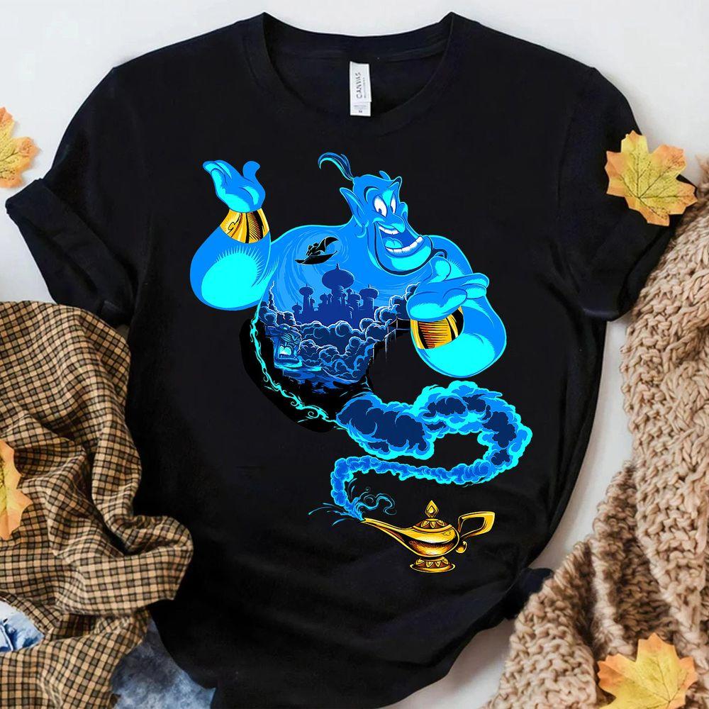 Aladdin Genie Portrait Agrabah Fill Apparel