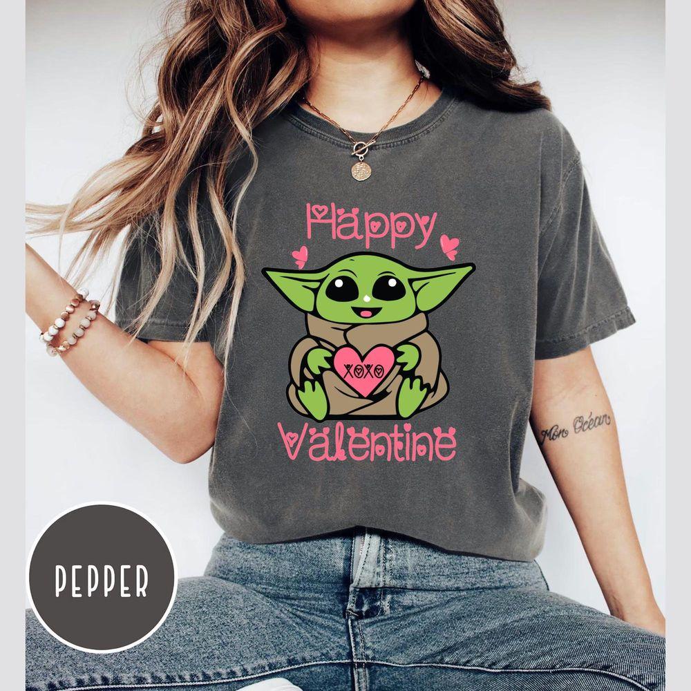 Baby Yoda Happy Valentine Apparel