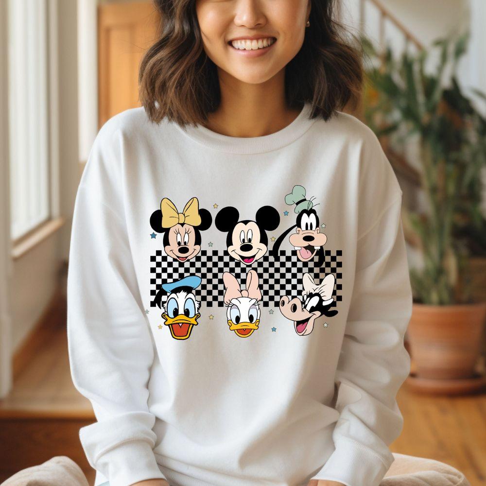 Checkered Mickey And Friends 2 Shirt
