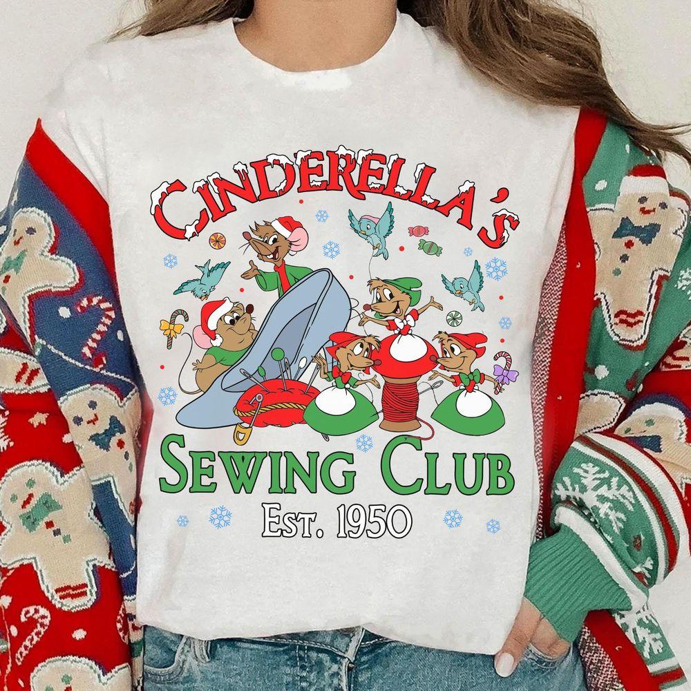 Cinderellas Sewing Club Est 1950 Christmas Lights Apparel