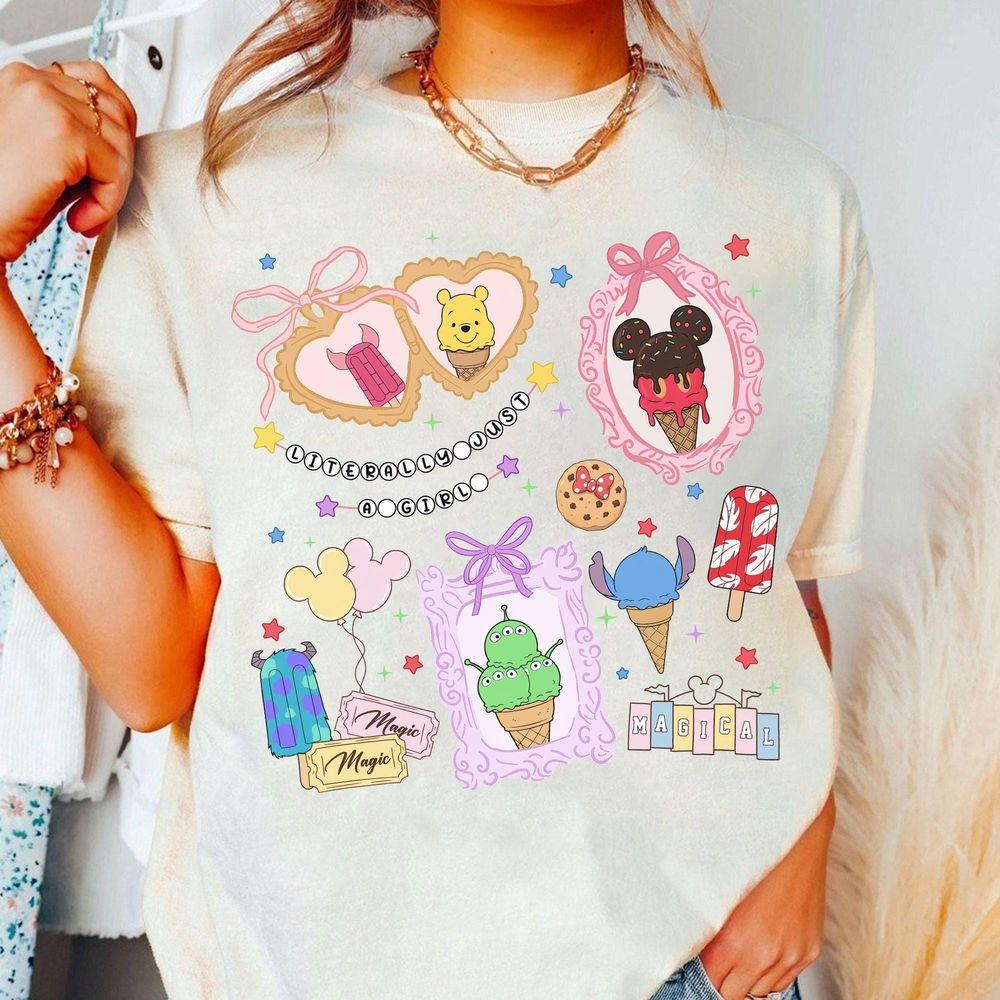 Coquette Bow Literally Just A Girl Pixar Ice Cream Merch