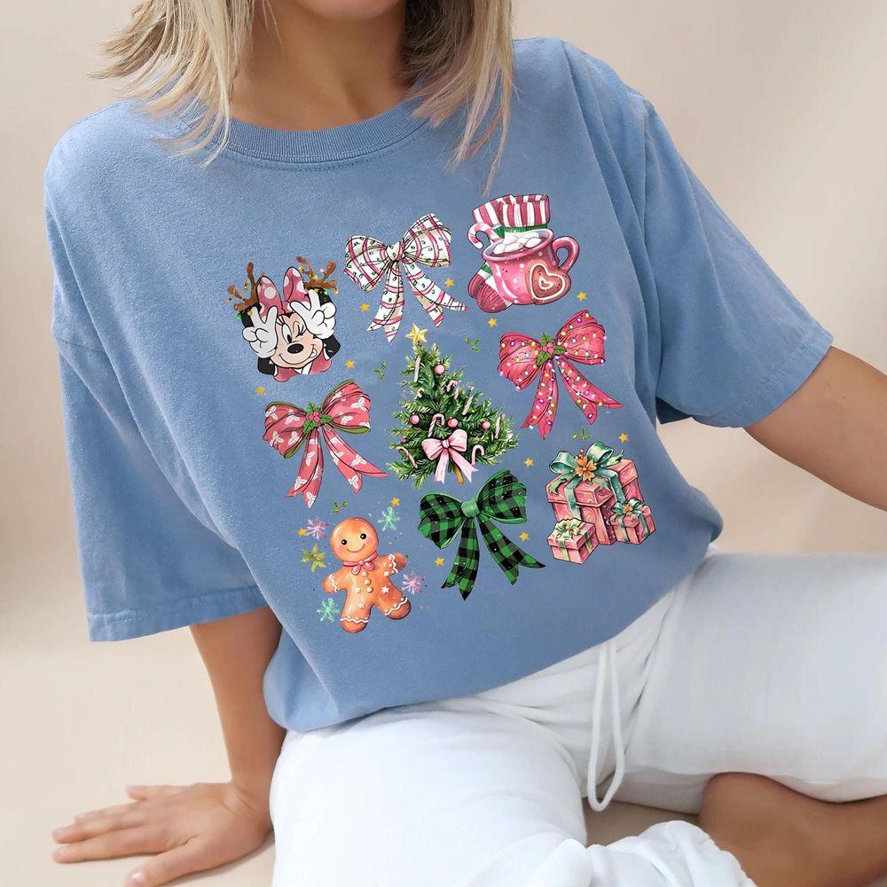 Coquette Bow Pink Disney Minnie Shirt
