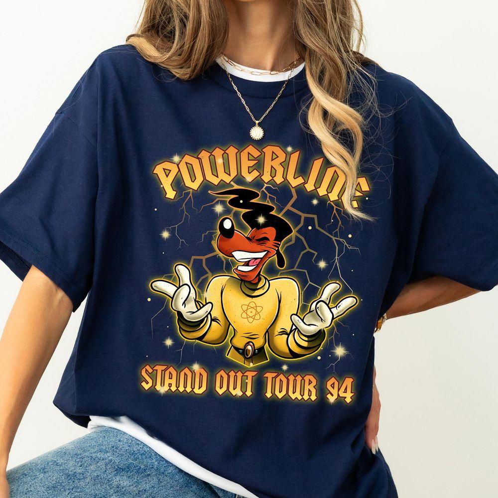 Disney A Goofy Movie Powerline Stand Out World Tour 94 Shirt