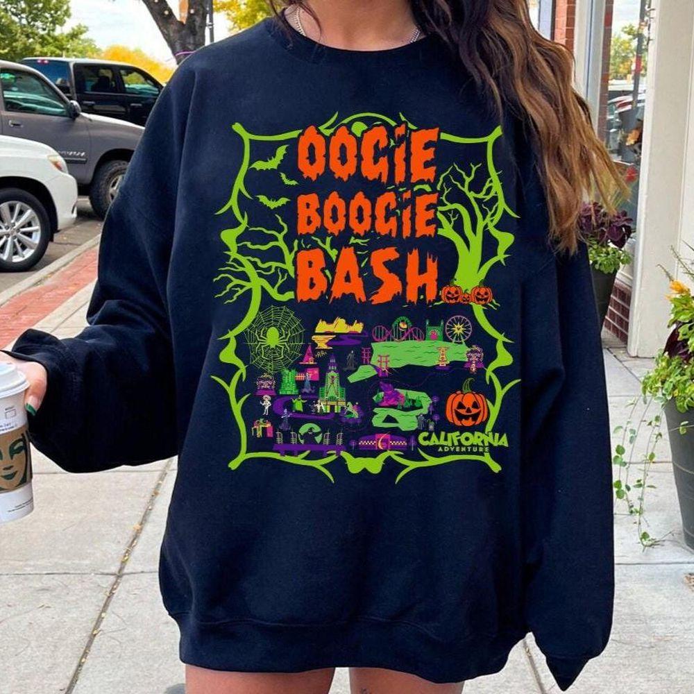 Disney California Adventure Oogie Boogie Bash Treat Trail Map Merch