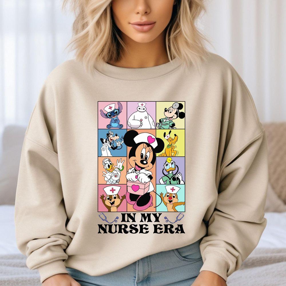 Disney Characters Nurse Shirt