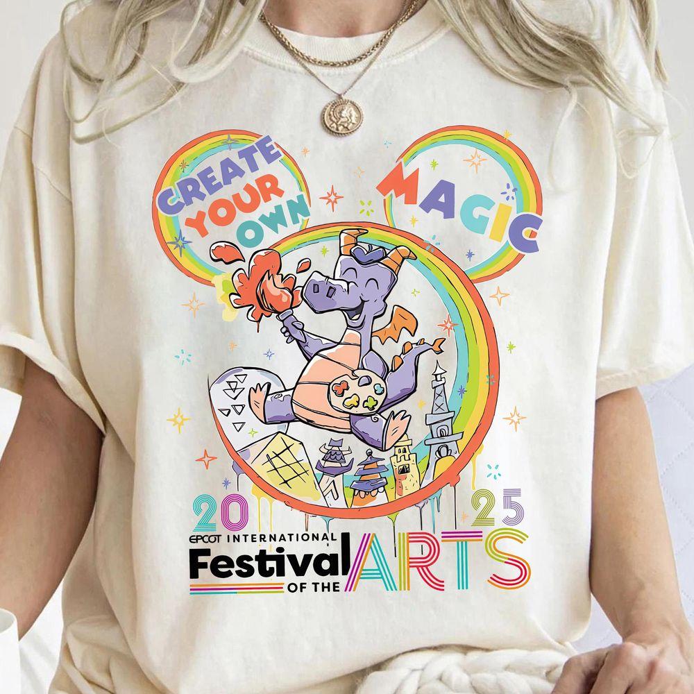 Disney Figment Dragon Create Your Own Magic Watercolor Shirt