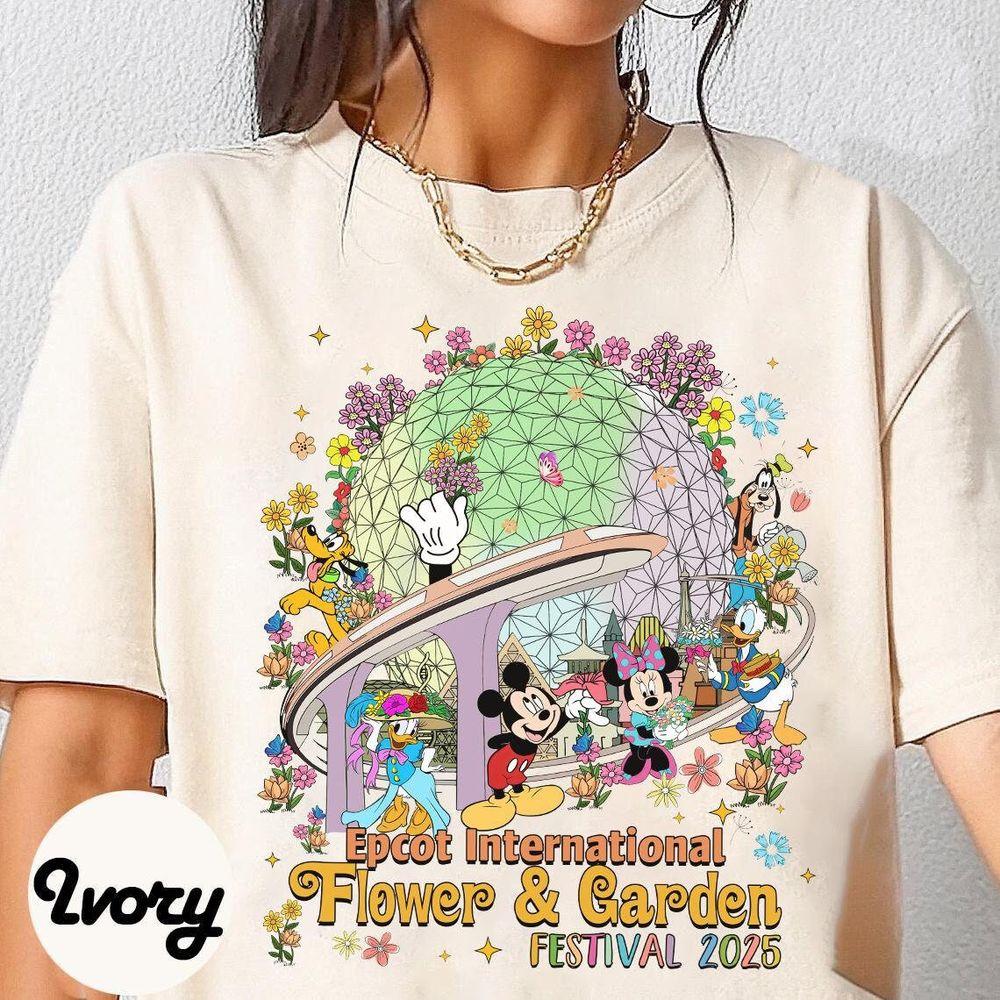 Disney Mickey And Friends Epcot International Flower And Garden Festival 2025 Merch