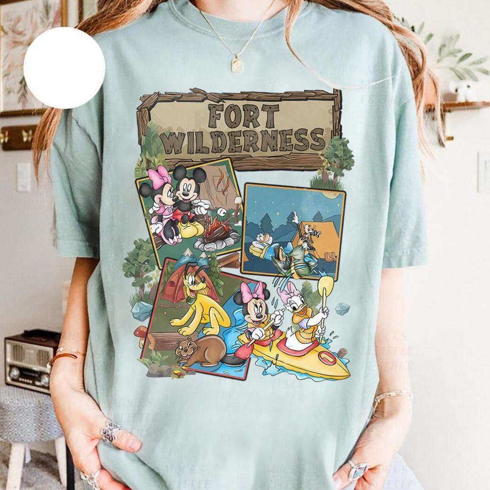 Disney Mickey And Friends Fort Wilderness Cing Shirt