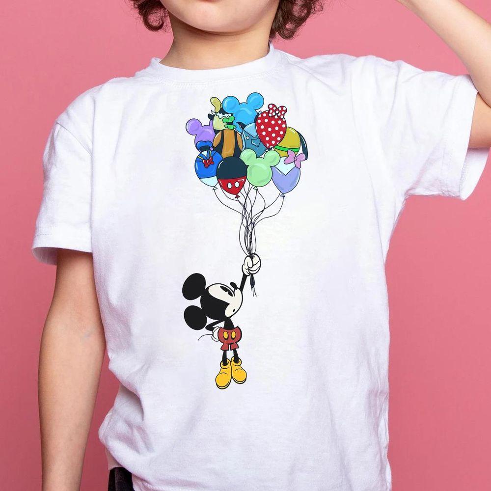 Disney Mickey Balloons Mickey And Friends Head Watercolor Merch