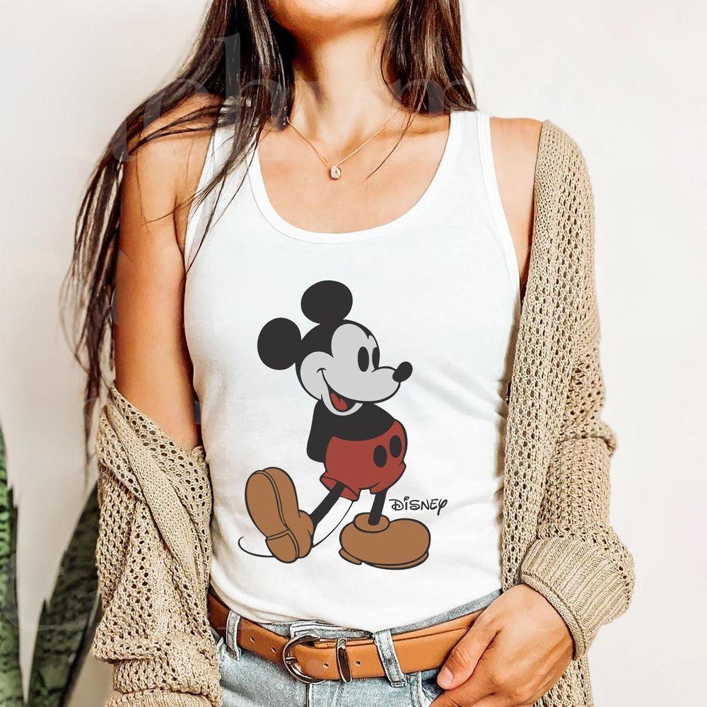 Disney Mickey Mouse Pose Tank Top Mickey Tank Top Disneyland Holiday Vacation Tank Disney Retrotank Apparel