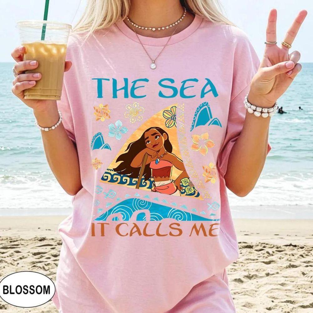 Disney Moana 2 Movie The Sea It Calls Me Apparel