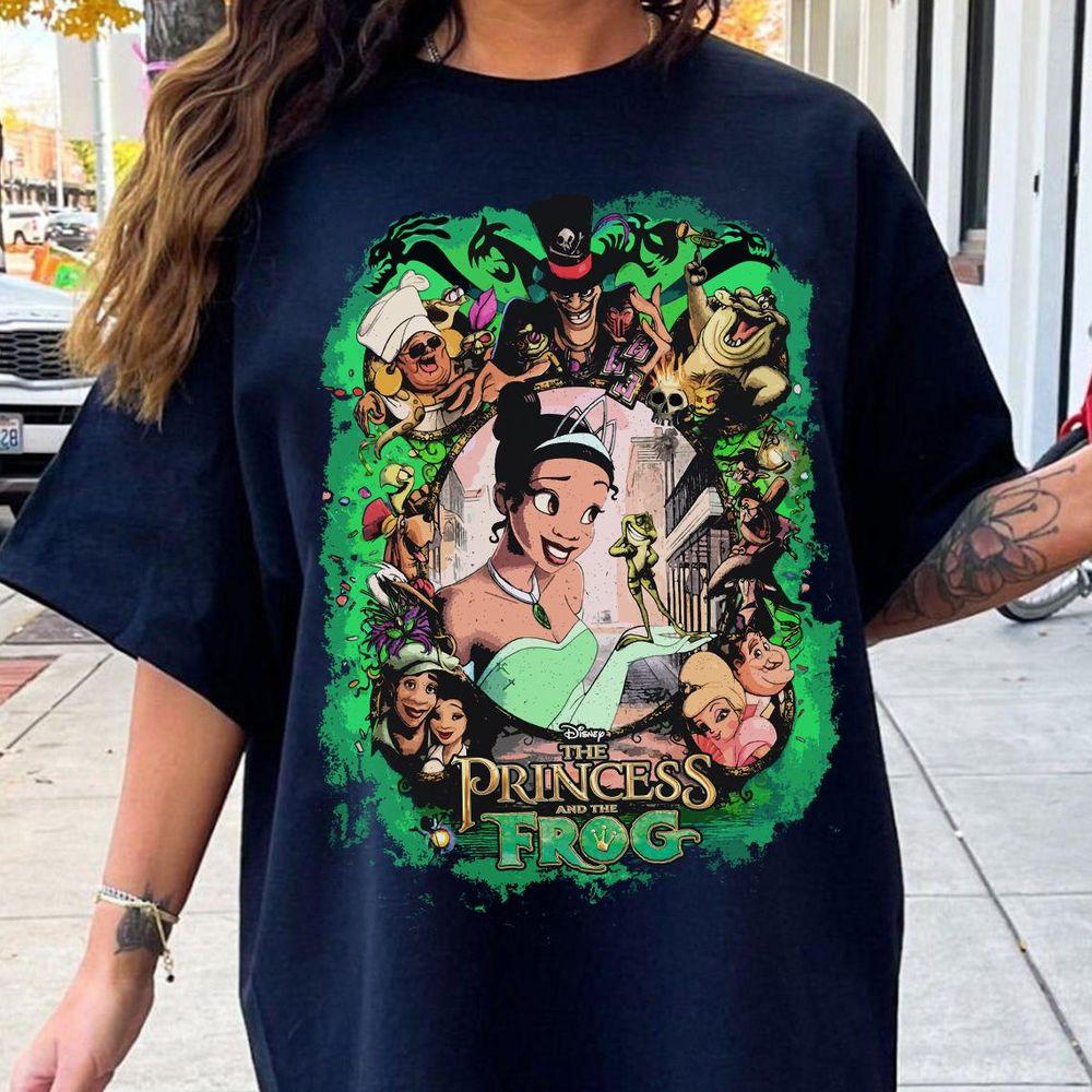 Disney Princess And The Frog Characters Group Portrait Apparel