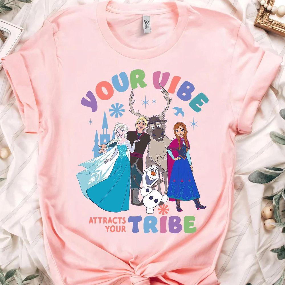 Disney Princess Frozen Your Vibe Attracts Your Tribe Shirt