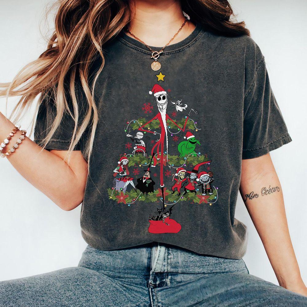 Disney The Nightmare Before Christmas Jack Skellington Christmas Tree Shirt