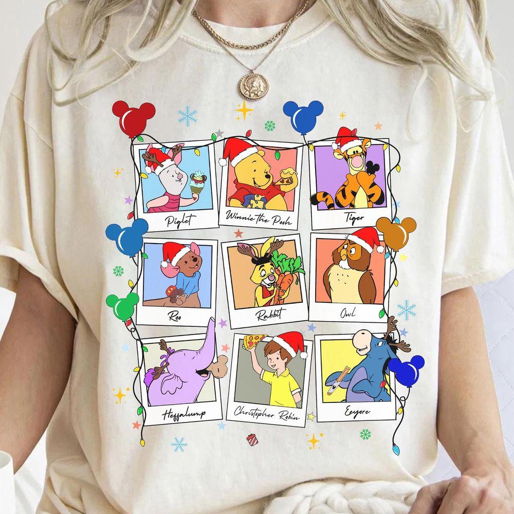 Disney Winnie The Pooh And Friends Photo Christmas Characters Group Apparel