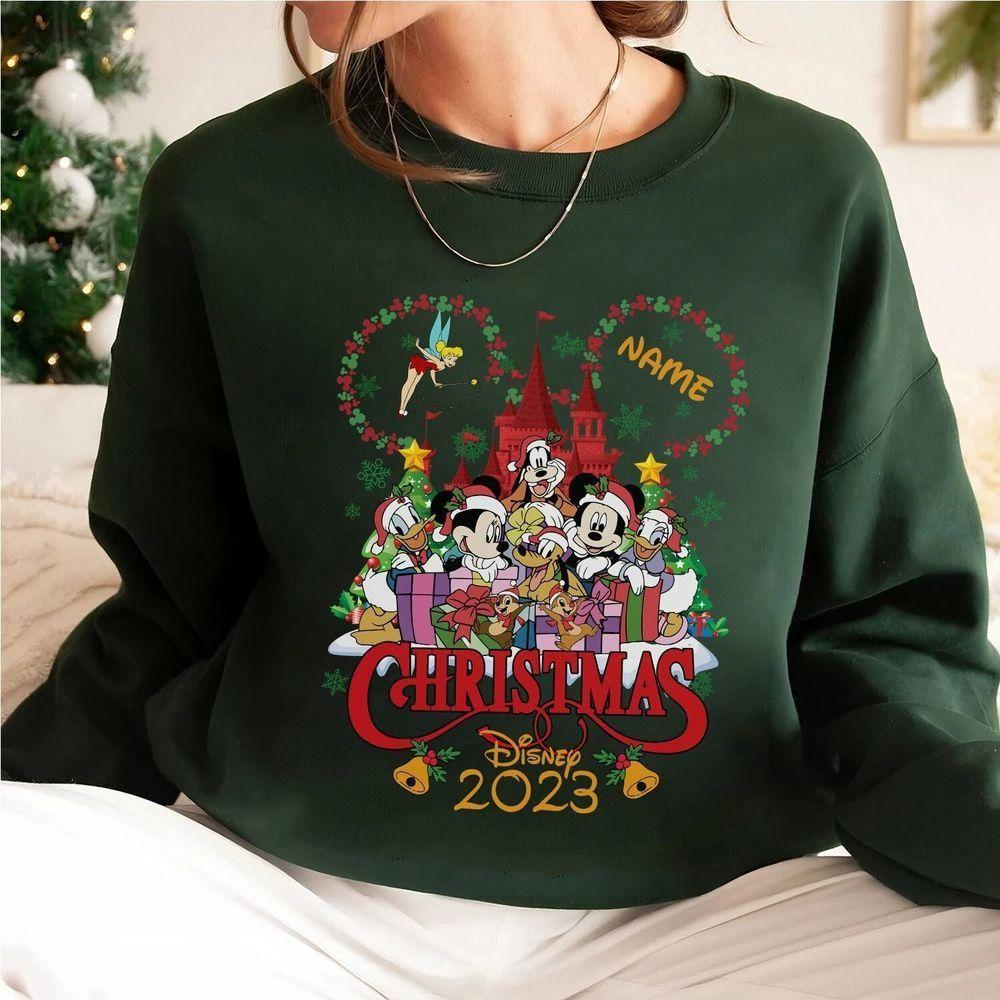 Personalized Disney Christmas Vuitino Shirt Personalized Disney Christmas Vuitino Shirt