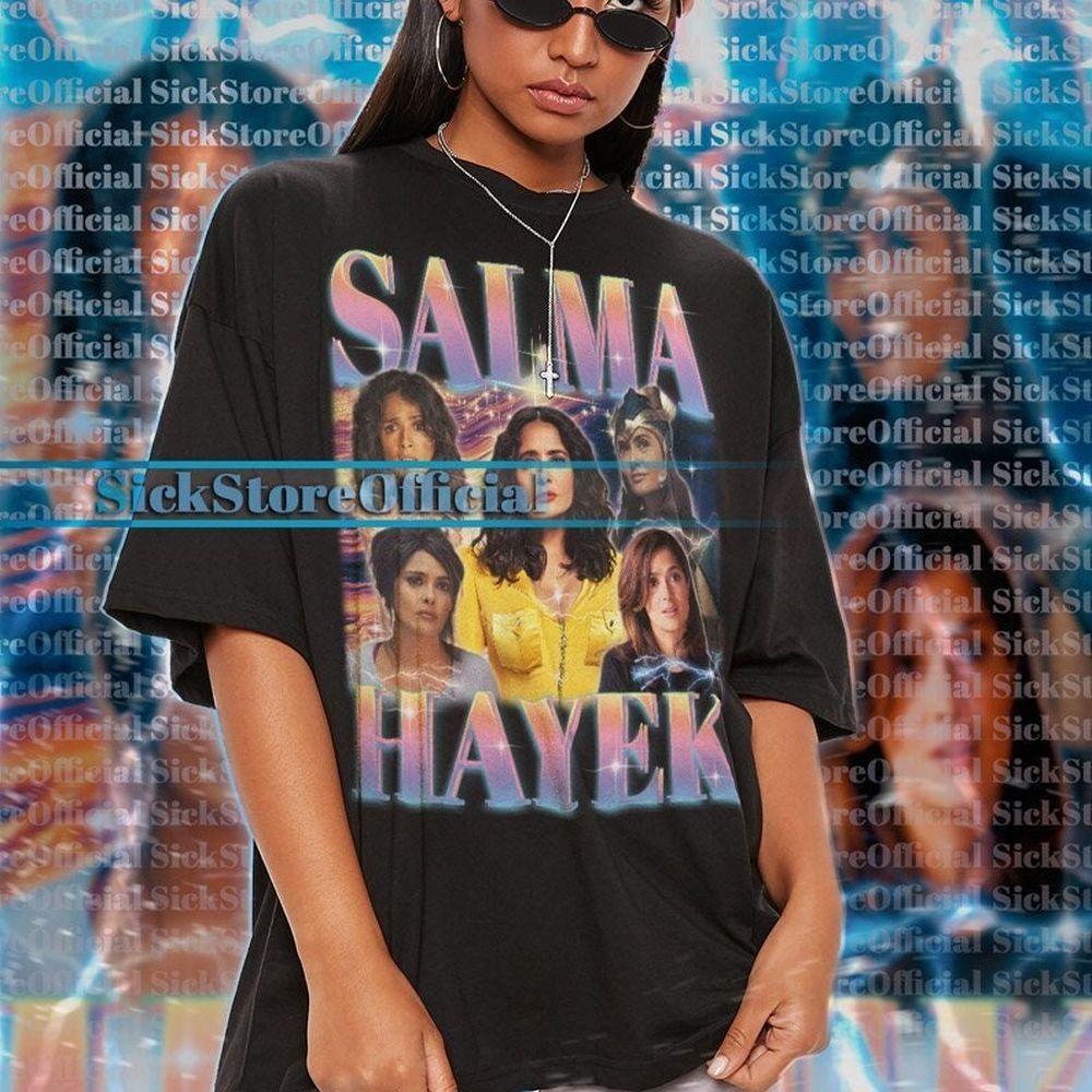 Salma Hayek Pinault Vintage 3 Vuitino Apparel Salma Hayek Pinault Vintage 3 Vuitino Apparel