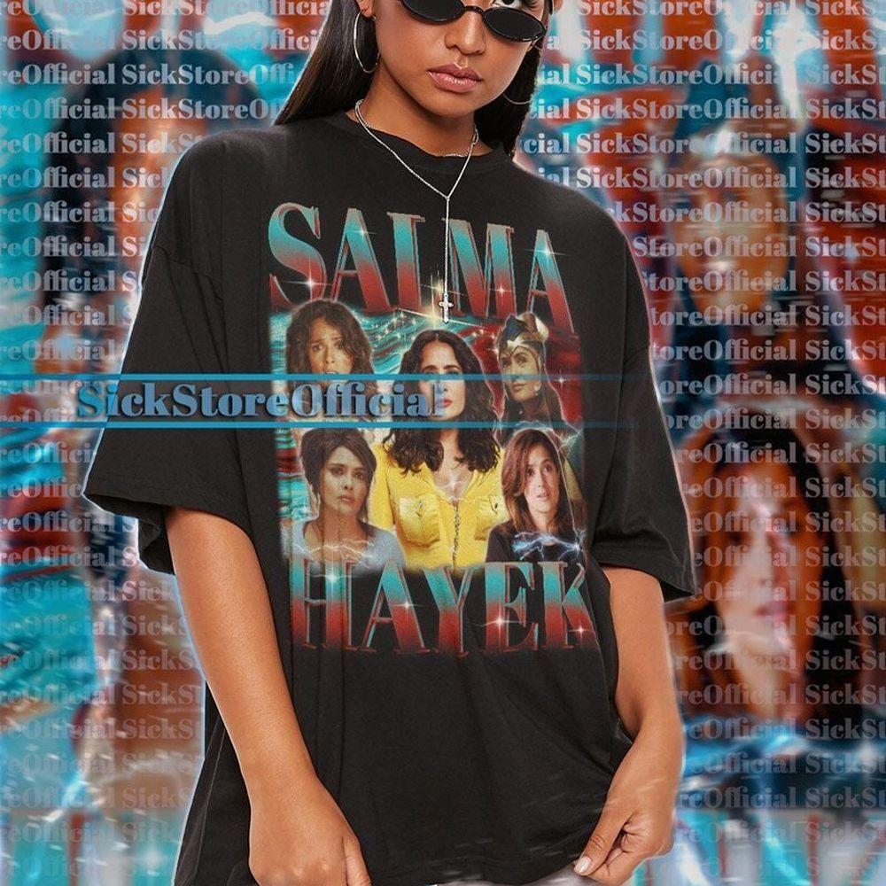 Salma Hayek Pinault Vintage 4 Vuitino Apparel Salma Hayek Pinault Vintage 4 Vuitino Apparel