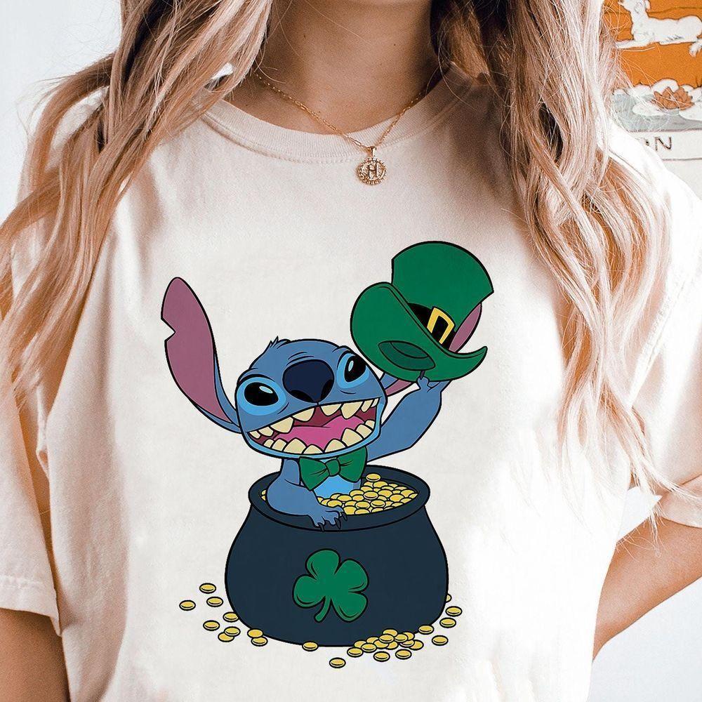 Stitch Pot Of Gold Shamrock St Patricks Day Disney Vuitino Merch Stitch Pot Of Gold Shamrock St Patricks Day Disney Vuitino Merch