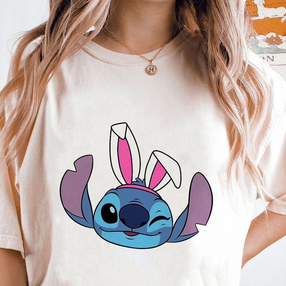 Stitch Winking Spring Easter Bunny Ears Disney Vuitino Apparel Stitch Winking Spring Easter Bunny Ears Disney Vuitino Apparel