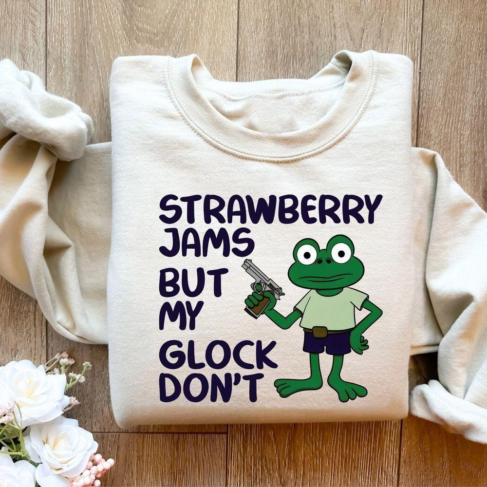 Strawberry Jams But My Glock Dont 3 Vuitino Shirt Strawberry Jams But My Glock Dont 3 Vuitino Shirt