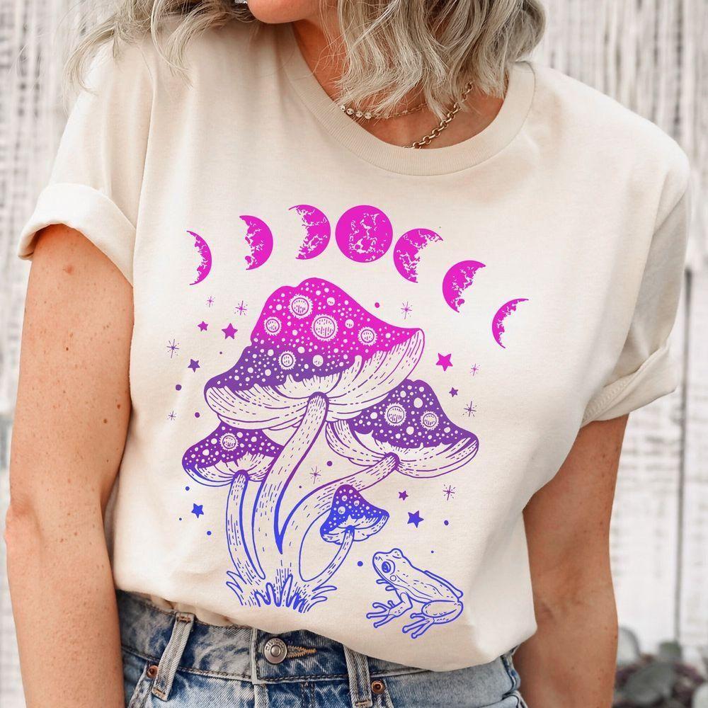 Subtle Bi Pride Mushroom Vuitino Apparel Subtle Bi Pride Mushroom Vuitino Apparel