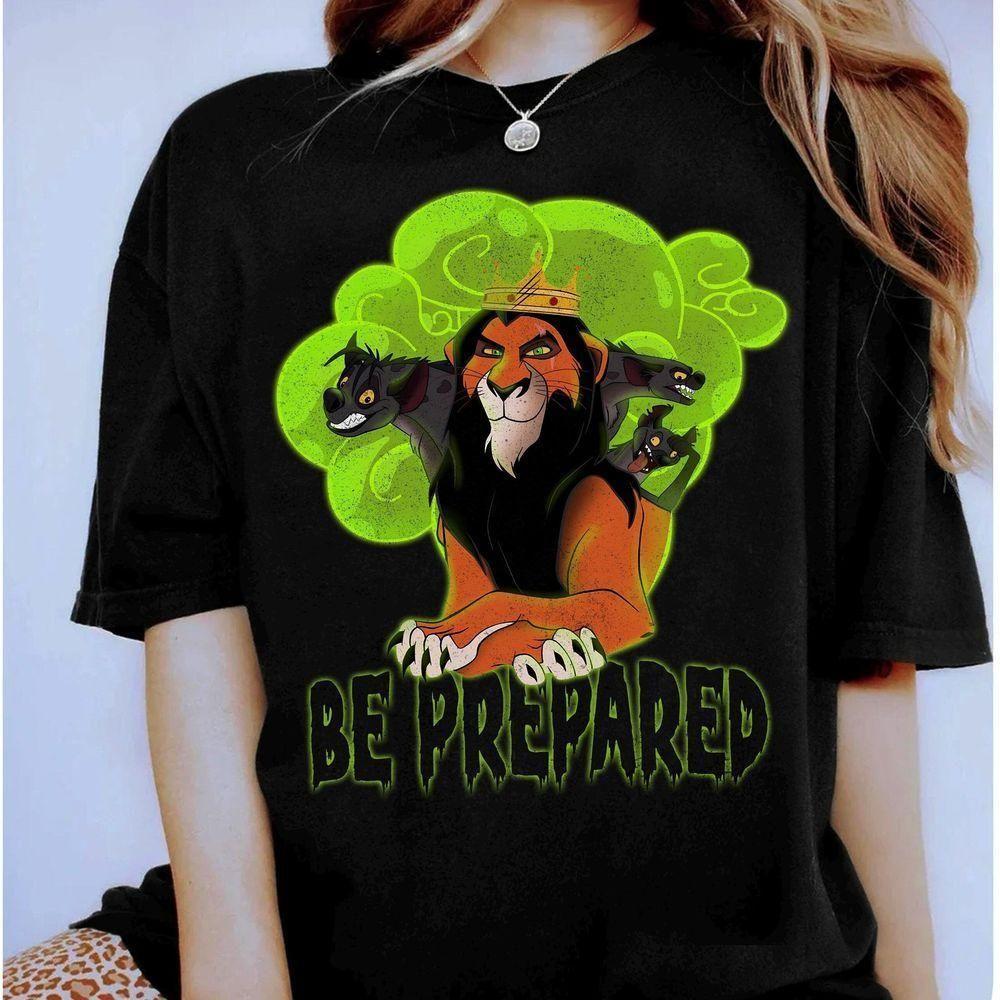 The Lion King Scar Be Prepared Shenzi Banzai Disney Vuitino Shirt The Lion King Scar Be Prepared Shenzi Banzai Disney Vuitino Shirt