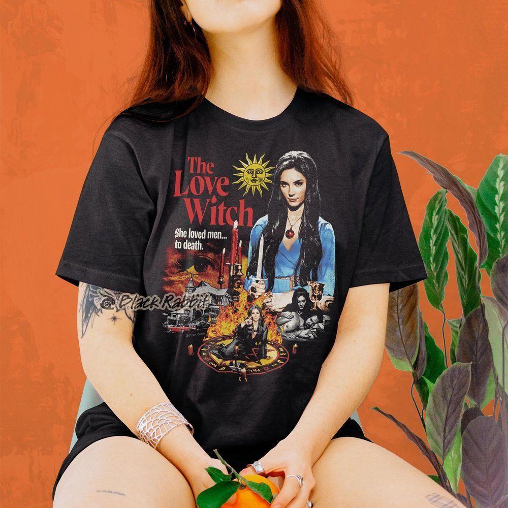 The Love Witch She Loved Men To Death Retro Vintage Vuitino Shirt The Love Witch She Loved Men To Death Retro Vintage Vuitino Shirt
