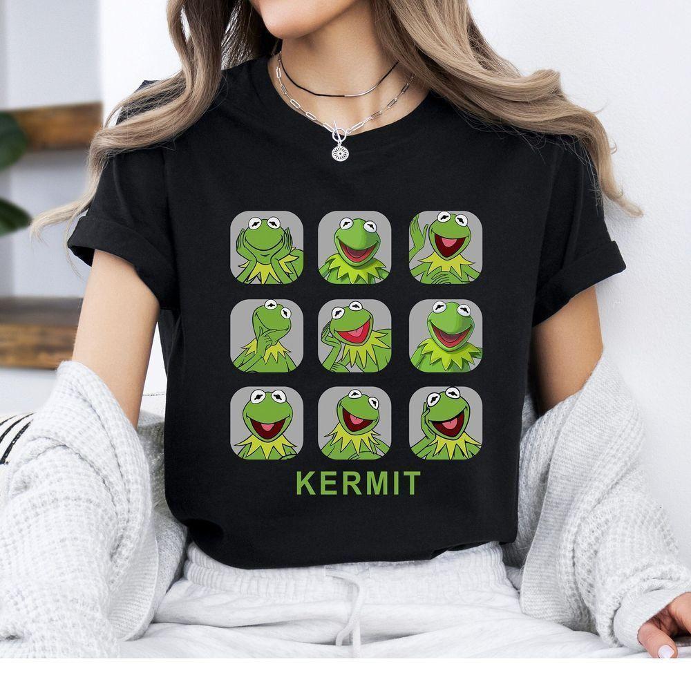 The Muppets Kermit The Frog Portrait Disney Vuitino Shirt The Muppets Kermit The Frog Portrait Disney Vuitino Shirt