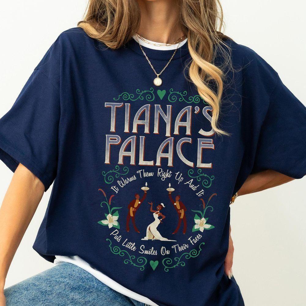 The Princess And The Frog Tianas Palace Vintage Disney Vuitino Shirt The Princess And The Frog Tianas Palace Vintage Disney Vuitino Shirt