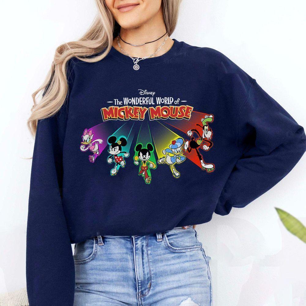 The Wonderful World Of Mickey Mouse Roller Skating Disney Vuitino Shirt The Wonderful World Of Mickey Mouse Roller Skating Disney Vuitino Shirt
